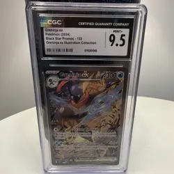 CGC 9.5 Greninja ex Holo Promo SV: Scarlet & Violet Promo Cards 132 (2024) - Image 1