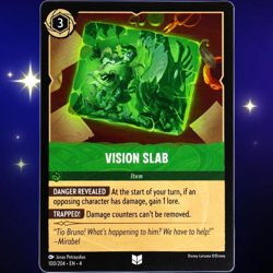 Vision Slab Item Card - Uncommon - Disney Lorcana TCG Ursula's Return #100/204 - Image 1