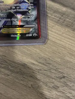Pokemon TCG Card - Blastoise EX XY122 Black Star Promo Full Art XY Holo Rare - Image 2