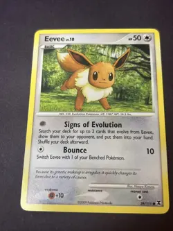 Lot Of 3 Vintage 2008-2009 Eevee & Psyduck Pokemon Card Lot NM- LP - Image 2