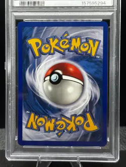 PSA 9 Winner Pokemon Best of Game HITMONCHAN SWIRL Reverse Holo - Prize Card - Image 2