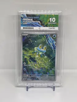 Ace 10 Froakie 088/086 Chaos Rising Illustration Rare English Pokemon Card - Image 1