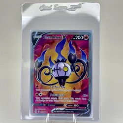 Chandelure V 247/264 Full Art Fusion Strike Ultra Rare Holo Pokemon Card NM - Image 3