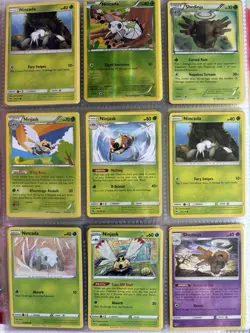 Pokemon Card Species Set Lot - 9x Unique Cards / Nincada Family - Image 1