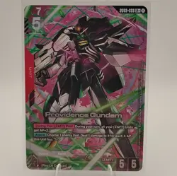 Gundam Card Game Steel Requiem Providence Gundam GD03-033 LR+ English NM - Image 1