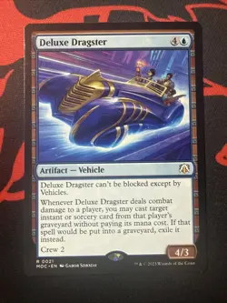 MTG - Deluxe Dragster - Commander March of The Machine - #21 Rare M/NM - Image 1