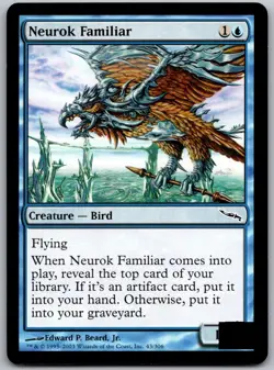 Neurok Familiar 43 Common Mirrodin Magic: The Gathering Lightly Played - Image 1