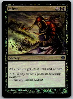 Infest 80 Uncommon Shards of Alara Magic: The Gathering Foil Lightly Played - Image 1