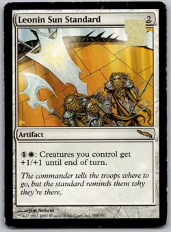 Leonin Sun Standard 194 Rare Mirrodin Magic: The Gathering Lightly Played - Image 1