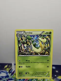 Pokemon Card - Servine - 1/12 - Holo McDonald's Promo 2012 - Image 1