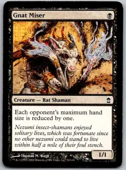 Gnat Miser 70 Common Saviors of Kamigawa Magic: The Gathering Lightly Played - Image 1