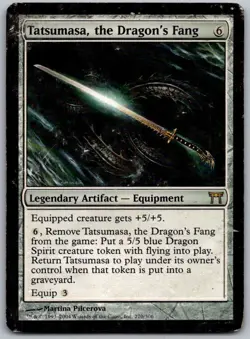 Tatsumasa, the Dragon's Fang 270 Champions of Kamigawa Magic: The Gathering LP - Image 1