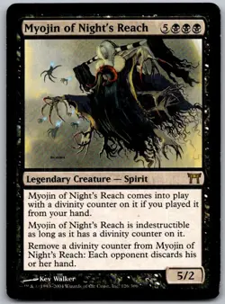 Myojin of Night's Reach 126 Rare Champions of Kamigawa Magic: The Gathering LP - Image 1