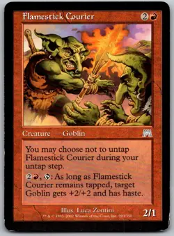 Flamestick Courier 203 Uncommon Onslaught Magic: The Gathering Lightly Played - Image 1