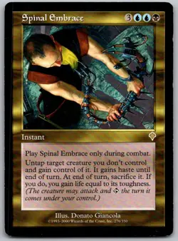 Spinal Embrace 276 Rare Invasion Magic: The Gathering Lightly Played - Image 1