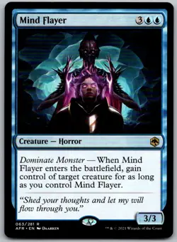 Mind Flayer 63 Rare Adventures in the Forgotten Realms Magic: The Gathering NM - Image 1