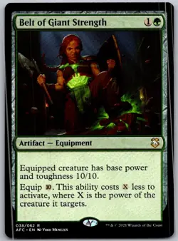 Belt of Giant Strength 38 Commander: Adventures in the Forgotten Realms Magic - Image 1