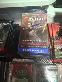 Magic The Gathering D&D BATTLE FOR BALDUR'S GATE Sealed DRAFT Booster Pack MTG - Image 1