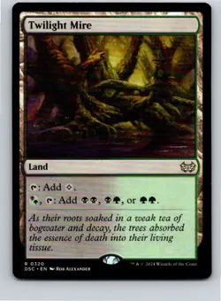 Magic the Gathering Twilight Mire Commander: Duskmourn: House of Horror MTG - Image 1