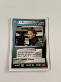 Star Trek CCG Personnel Federation Taitt Common Card - Image 1