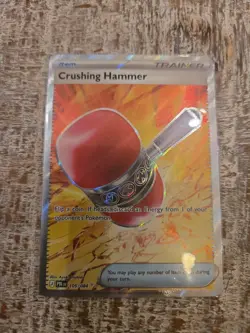 2026 MEGA EVOLUTION: PITCH BLACK POKEMON CRUSHING HAMMER FULL ART #105/184 - Image 1