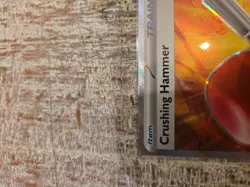 2026 MEGA EVOLUTION: PITCH BLACK POKEMON CRUSHING HAMMER FULL ART #105/184 - Image 5