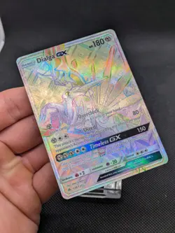 Pokemon Dialga GX 138/131 Rainbow Rare Forbidden Light Full Art Holo NM - Image 3