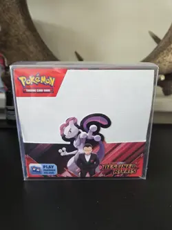 Pokemon Destined Rivals Booster Box mewtwo design personal collection - Image 1