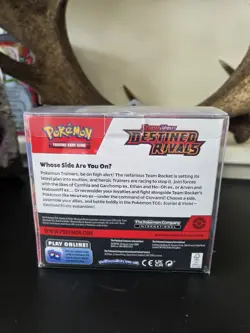 Pokemon Destined Rivals Booster Box mewtwo design personal collection - Image 5