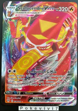 Carte Pokemon SCOLOCENDRE Vmax 034/189 FA Full Art Epee et Bouclier EB03 FR NEUF - Image 1
