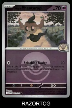 HOP'S PHANTUMP (POKE BALL) 095/217 C ASCENDED HEROES POKEMON REVERSE HOLO NM/M - Image 1