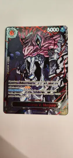 One Piece St. Ethanbaron V Nusjuro Red Parallel OP13-080 Carrying On His Will NM - Image 1