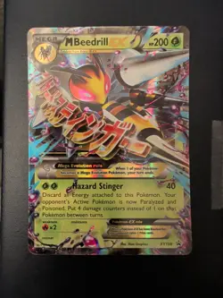 M Beedrill EX XY158 XY Promos Holo Pokemon Card - Image 1