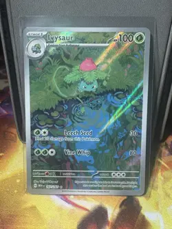 Ivysaur Pokemon Trading Card Holo Stage 1 Leech Seed Vine Whip - Image 1