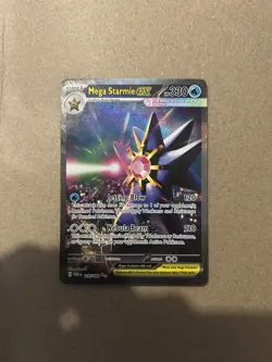 Pokemon TCG Mega Starmie EX 118/088 Rare Holo English Water 330 HP - Image 1