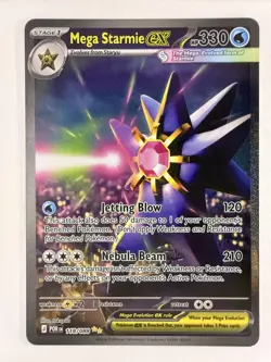 Mega Starmie Ex 118/088 SIR - PokemonTCG ME: Perfect Order NM/M - Image 1