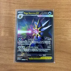 Mega Starmie EX 118/088 Perfect Order Pokemon Card - NM - Image 1