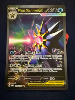 MEGA STARMIE EX 118/088 HOLO SPECIAL ILLUSTRATION RARE PERFECT ORDER POKEMON - Image 1
