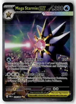 Mega Starmie ex 118/088 Holo Perfect Order Pokemon NM/M - Image 1