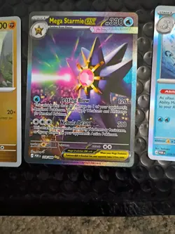 Pokemon Mega Starmie ex 118/088 Full Art Ultra Rare Holo – Perfect Order – Mint - Image 2