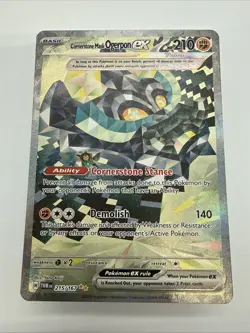 Pokemon Card Cornerstone Mask Ogerpon EX 215/167 SIR Twilight Masquerade NM - Image 1
