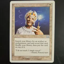 MTG Enlightened Tutor 6th Edition 6ED 19 Uncommon White Instant Search for Cards - Image 1