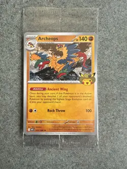 Pokemon Archeops Promo Card Chicago Fossil Museum Unopened - Image 1