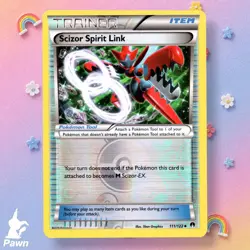 Scizor Spirit Link 111/122 BREAKpoint Reverse Holo Pokemon TCG Card NM - Image 1