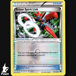 Scizor Spirit Link 111/122 BREAKpoint Reverse Holo Pokemon TCG Card NM - Image 3