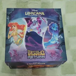 Disney Lorcana Ursula's Return 120+ Card Mixed Lot w/ Box, Tokens & Dice - Image 2