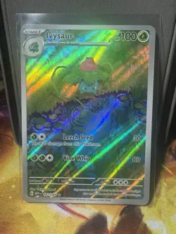 Ivysaur Pokemon Card Holo Rare HP100 Vine Whip Leech Seed - Image 1