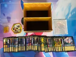 Disney Lorcana Wilds Unknown Opened Trove Box + Common/Uncommon Bulk Card Lot - Image 1