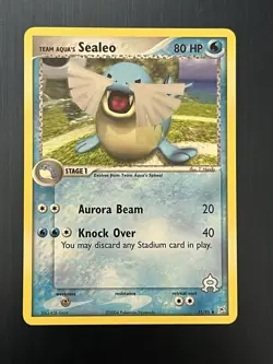 Pokemon TCG EX Team Magma vs Team Aqua Team Aqua 16-Card Lot 2004 Sealeo + - Image 2