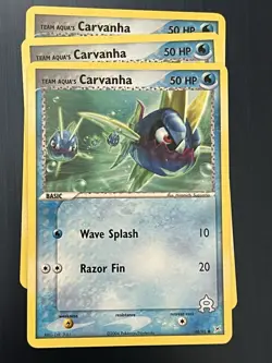Pokemon TCG EX Team Magma vs Team Aqua Team Aqua 16-Card Lot 2004 Sealeo + - Image 4